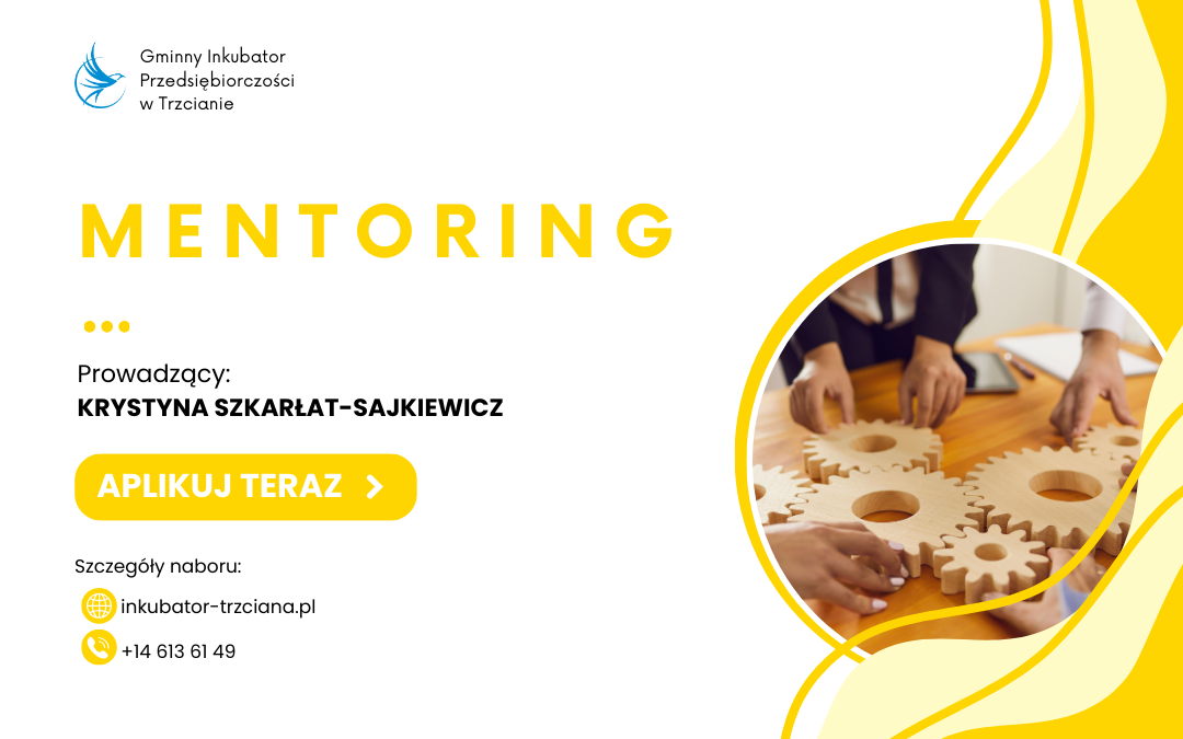 Rusza Program Mentoringowy w Inkubatorze Przedsiębiorczości w Trzcianie