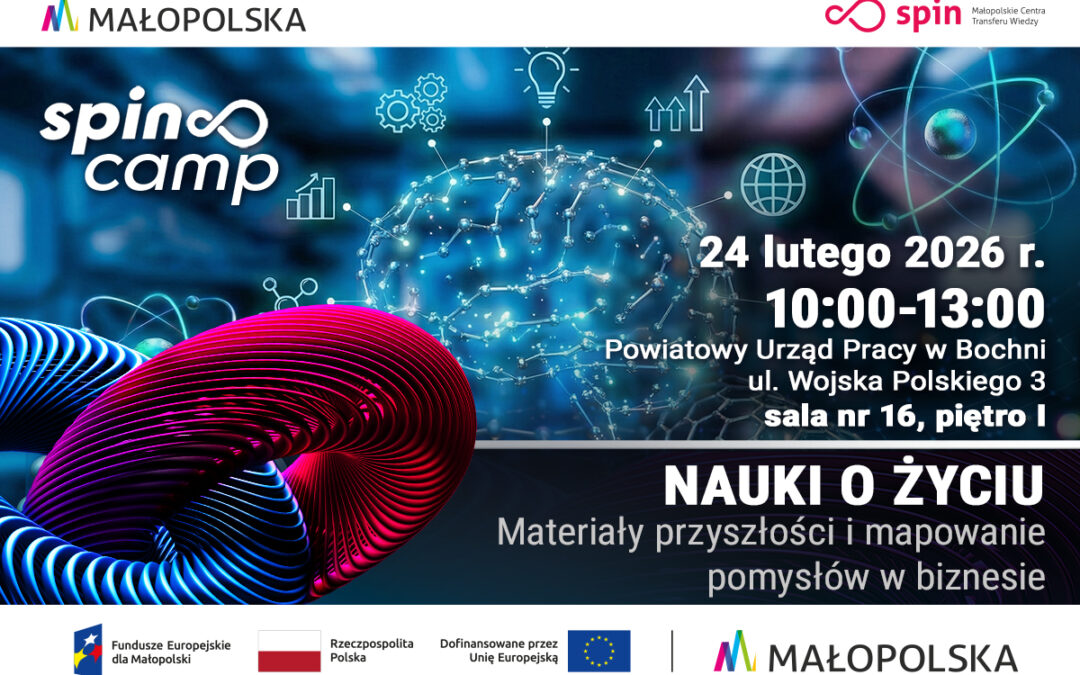 Materiały przyszłości i mind mapping –  nadchodzi czwarty SPIN CAMP dla przedsiębiorców