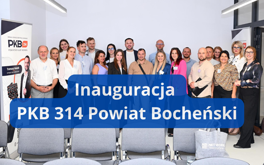 Inauguracyjne spotkanie PKB 314 Powiat Bocheński w Inkubatorze Przedsiębiorczości w Trzcianie